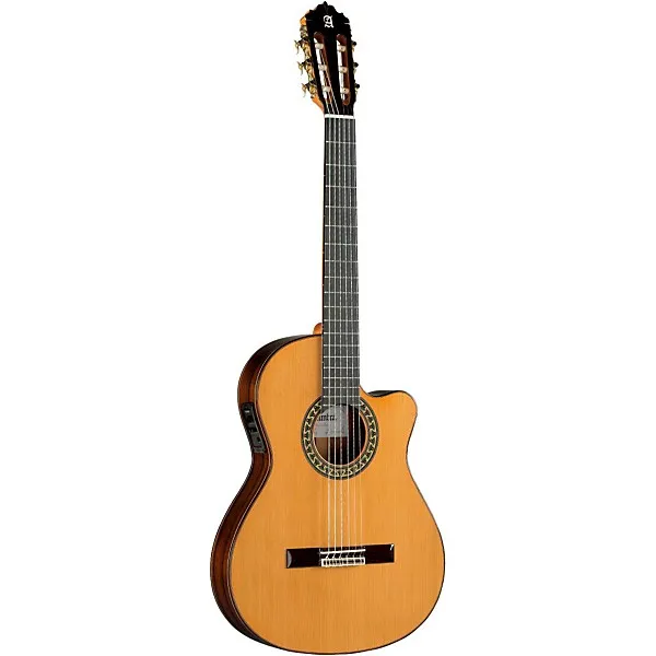 Alhambra 5PCT Conservatory Full-scale Nylon-string Cutaway Thinline Acoustic-electric Classical Guitar