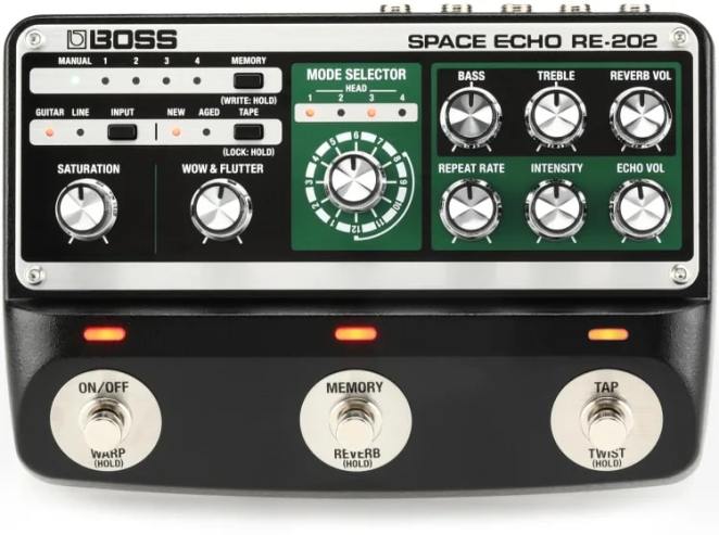 BOSS RE-202 Space Echo Digital Delay Pedal