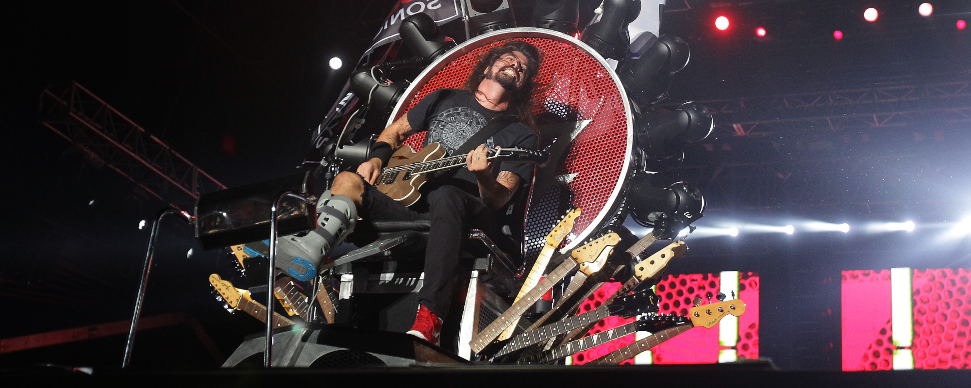 Remember When: Dave Grohl Falls Off Stage and Breaks His Leg