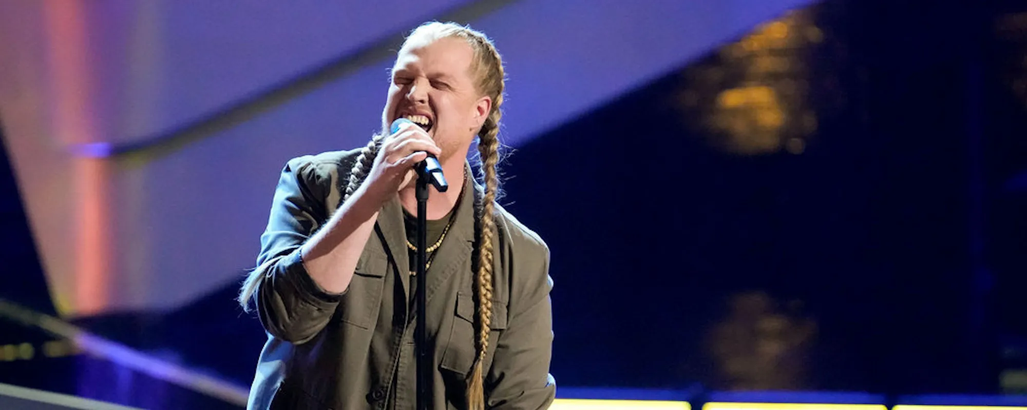 Huntley’s Rocker Vocals Earn Four-Chair Turn During Final Blind Auditions on ‘The Voice’
