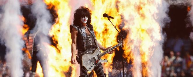 Paul Stanley of KISS on stage