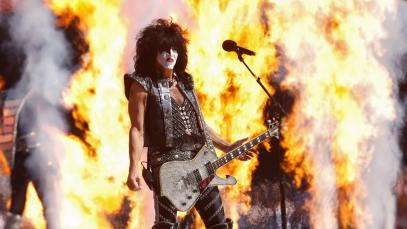 Paul Stanley of KISS on stage