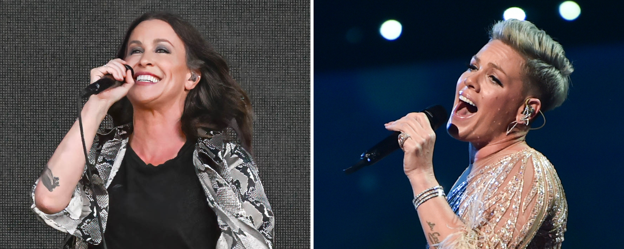 Watch Alanis Morissette Join P!nk for a Surprise Performance of “You Oughta Know” In Los Angeles