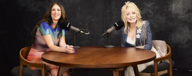 Dolly Parton and Kelleigh Bannen for 'What Would Dolly Do? Radio'