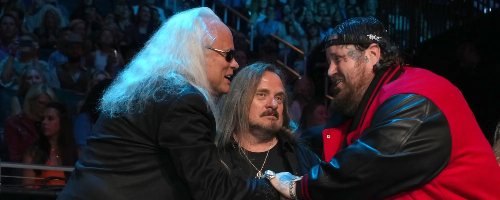 Watch: Jelly Roll Receives Guitar on Behalf of Late Gary Rossington After Performing with Lynyrd Skynyrd