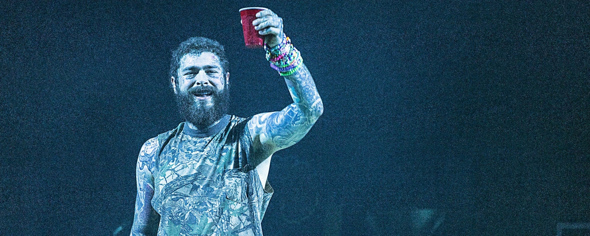 Post Malone on stage