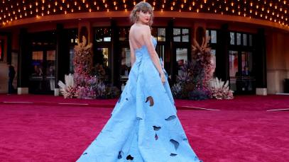 Taylor Swift at the Eras Tour movie premiere