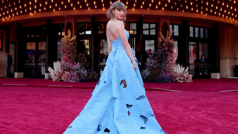 Taylor Swift at the Eras Tour movie premiere