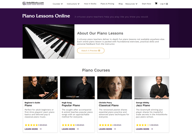 Online Lessons — The Piano Workshop