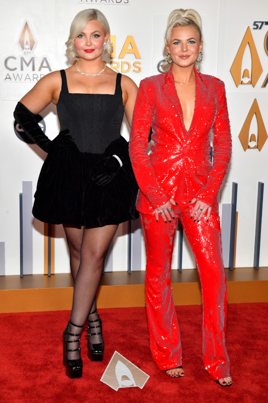 Ladies in Red—Red is the Color of Choice for the 2023 CMA Awards Red Carpet