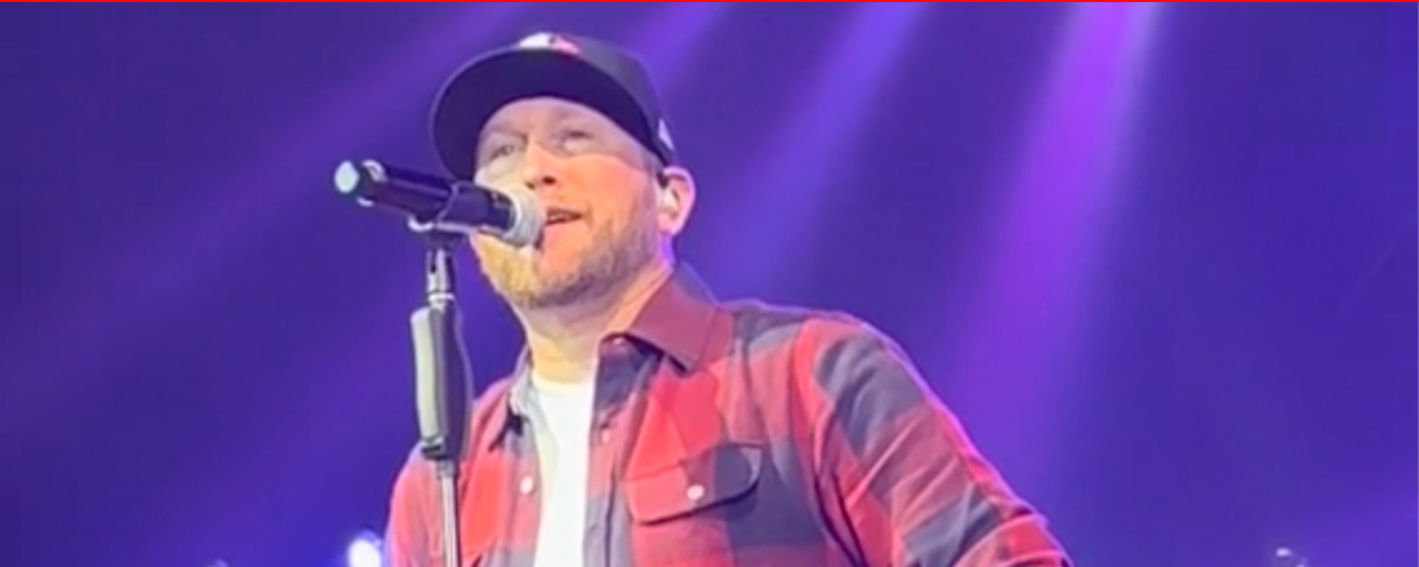 Cole Swindell Gets Choked Up While Singing Song For His Late Mother