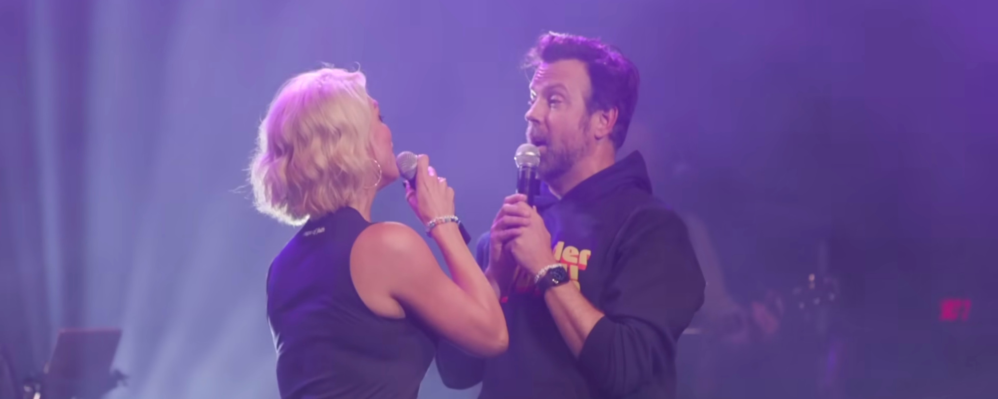 Watch: ‘Ted Lasso’ stars Jason Sudeikis and Hannah Waddingham Join Forces on Lady Gaga’s “Shallow”