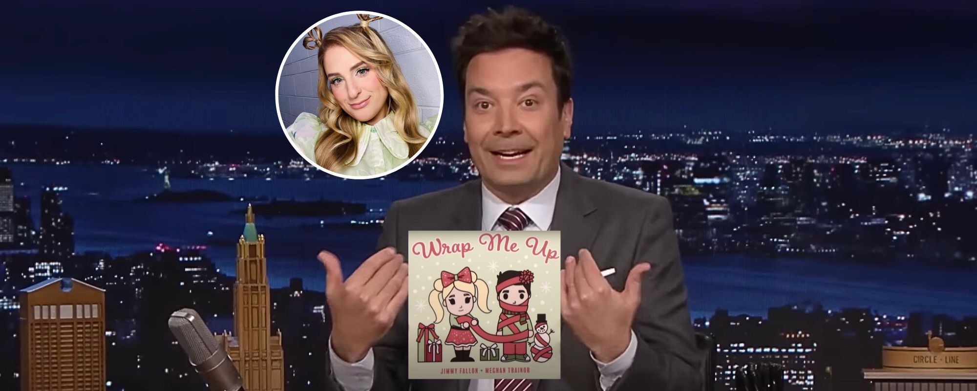 Jimmy Fallon and Meghan Trainor Just Released a Holiday Themed Song, “Wrap Me Up”