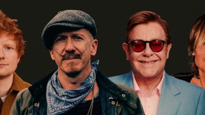 Ed Sheeran, Foy Vance, Elton John, and Keith Urban