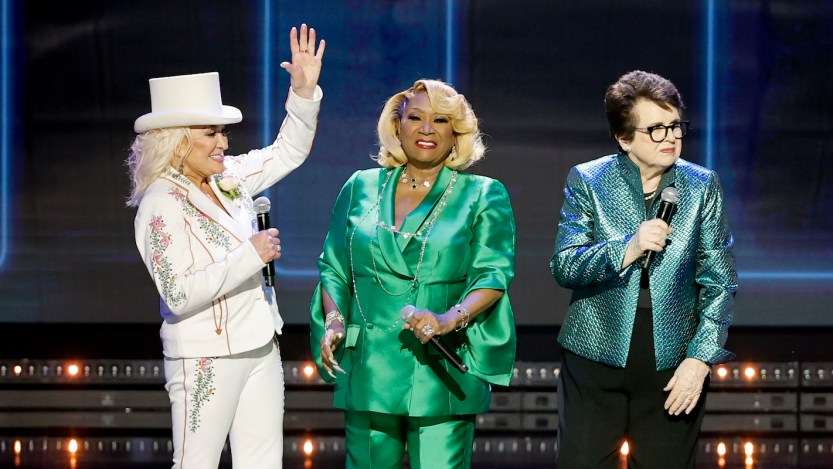Tanya Tucker, Patti LaBelle and Billie Jean King at CMT's Smashing Glass
