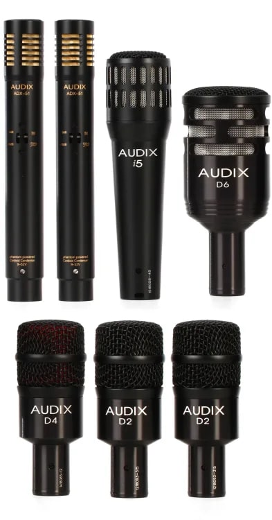 Audix DP7 7-Piece Drum Package