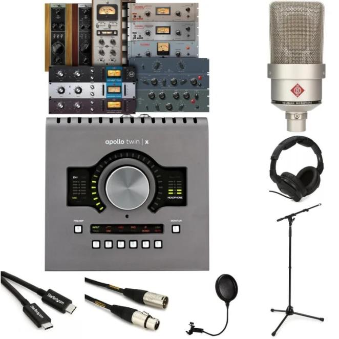 Universal Audio Apollo Twin X DUO Heritage Edition and Neumann TLM 103