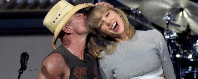 Taylor Swift and Kenny Chesney