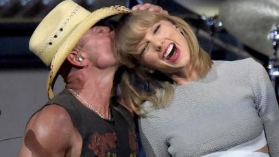 Taylor Swift and Kenny Chesney