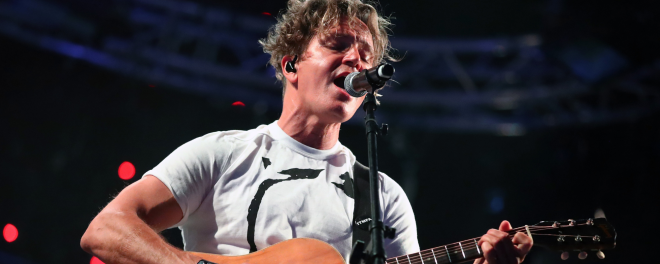 Third Eye Blind frontman Stephan Jenkins performs onstage