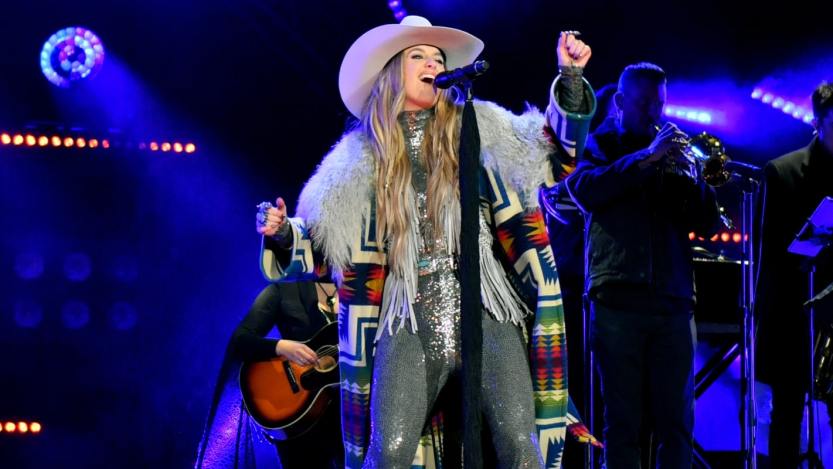 Lainey Wilson performing during Nashville's Big Bash