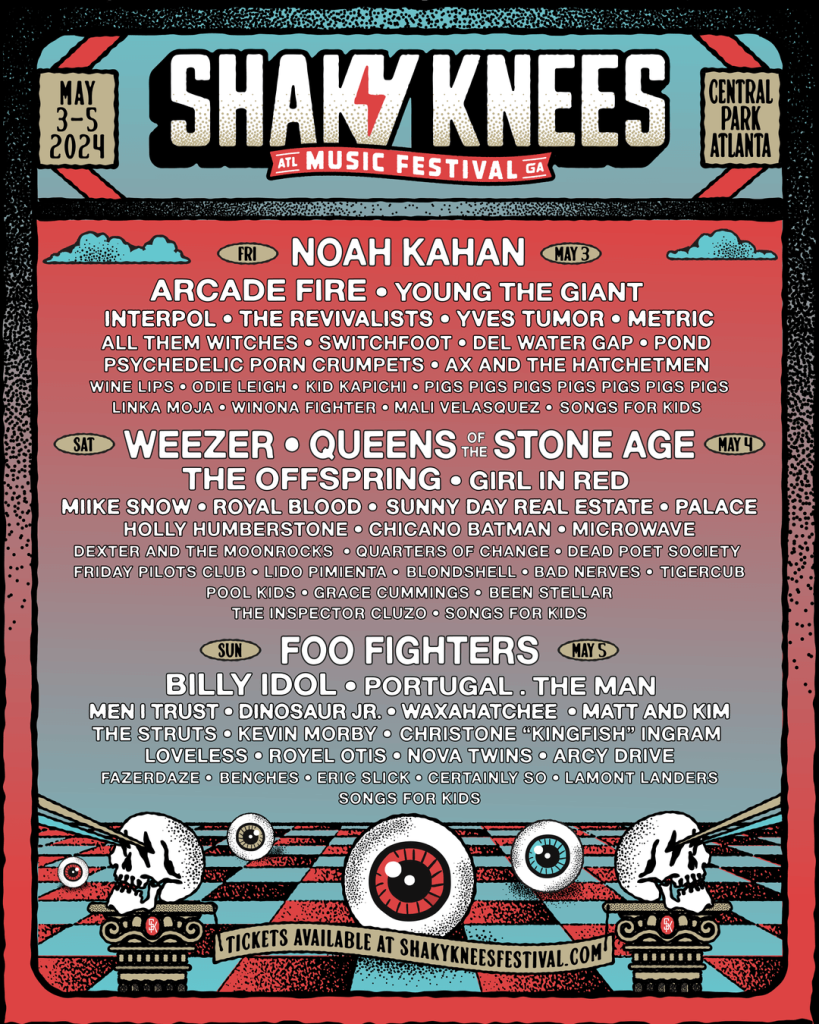 shaky knees lineup