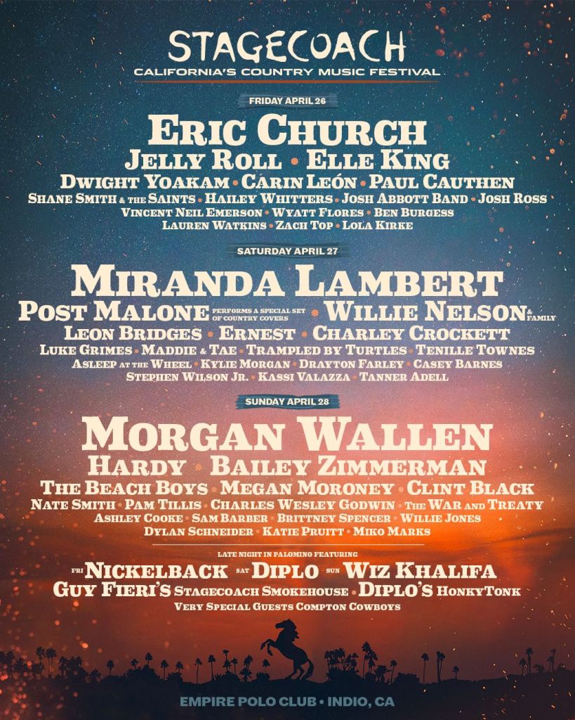 stagecoach lineup