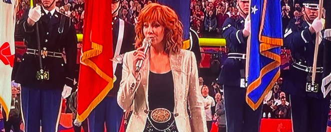 Reba McEntire has beautiful performance of the National Anthem at Super Bowl 2024