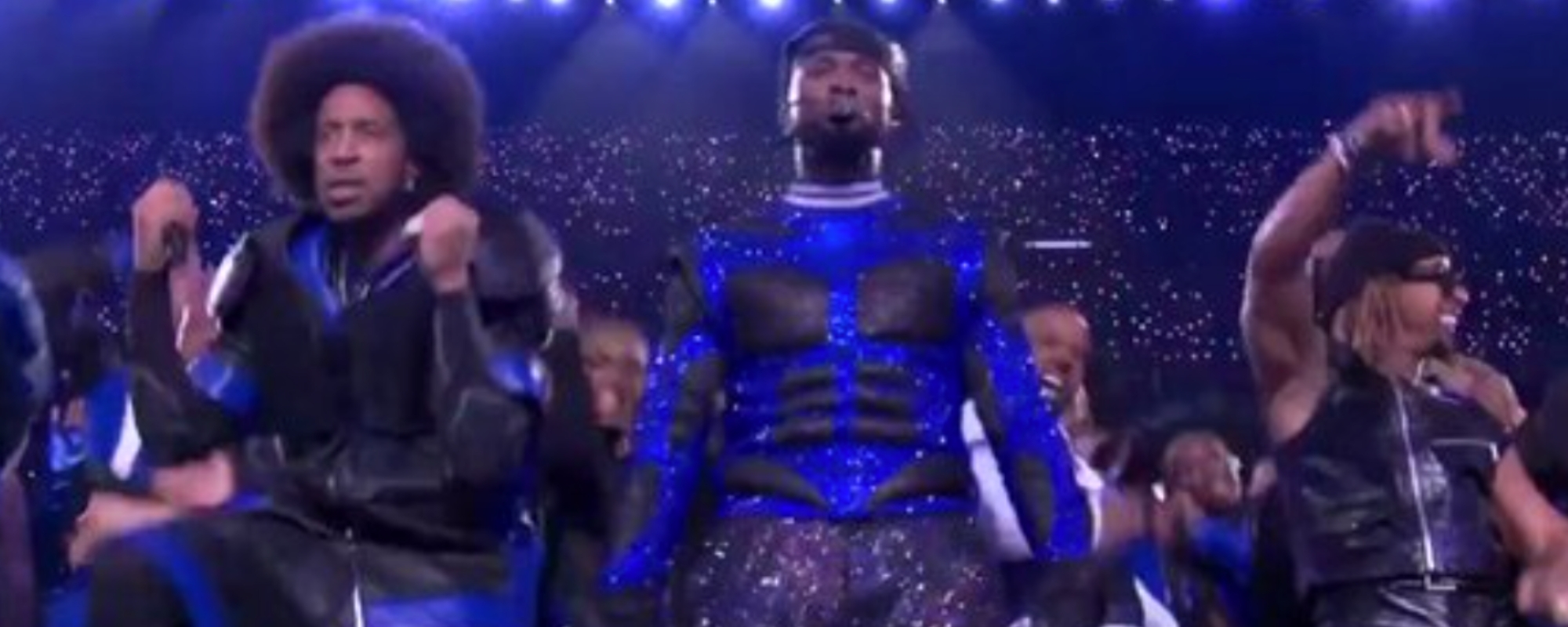 Usher performs Yeah! at Super Bowl 2024 With Ludacris and Lil Jon