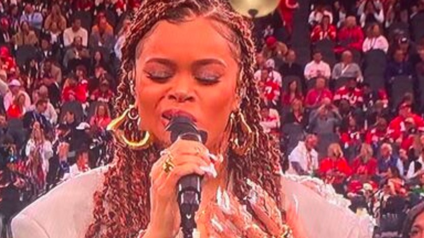 Andra Day's Super Bowl performance takes the internet by storm.
