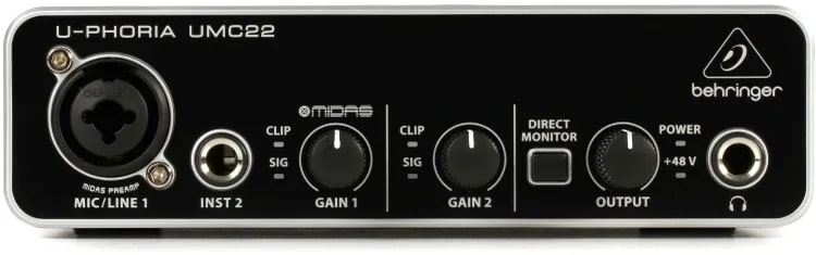 Behringer U-Phoria UMC202HD Review - American Songwriter
