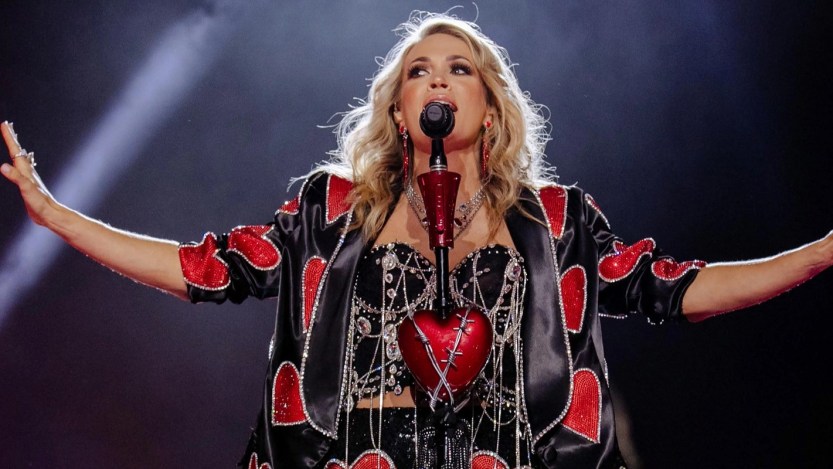 Carrie Underwood Cryptically Posts Then Deletes Video from Super Bowl Stadium, Secret Performance Chatter Swirls