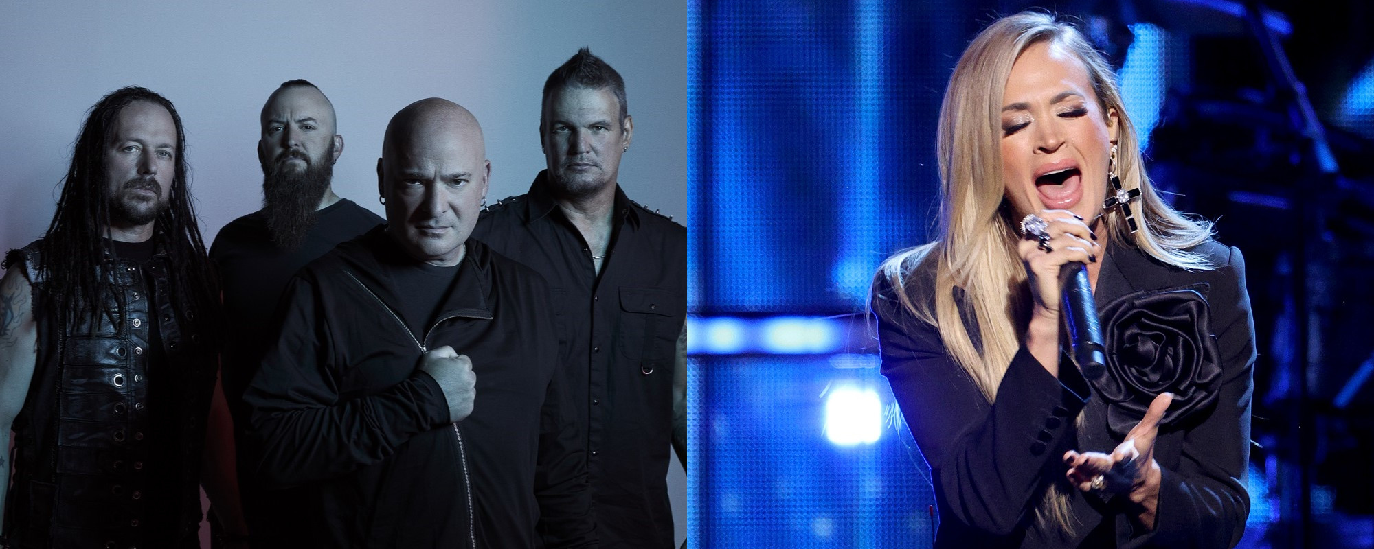 Disturbed’s David Draiman Pleads With Carrie Underwood to “Rock” with Him at Band’s Nashville Show