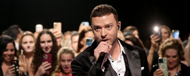 Justin Timberlake performs at the 2022 Children's Hospital Los Angeles Gala.