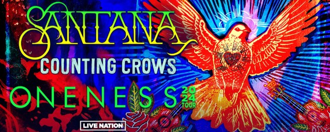 Santana and Counting Crows Coming Together for the 2024 Oneness Tour: How to Buy Tickets