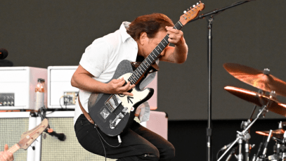 pearl jam performing onstage