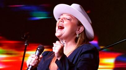 Elle King performs onstage during SiriusXM's The Music Row Happy Hour Live On The Highway from Margaritaville on June 10, 2023 in Nashville, Tennessee