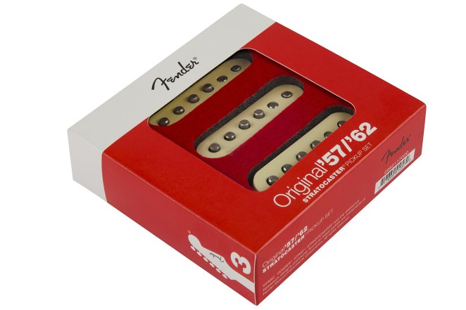 Strat Pickups in a red box
