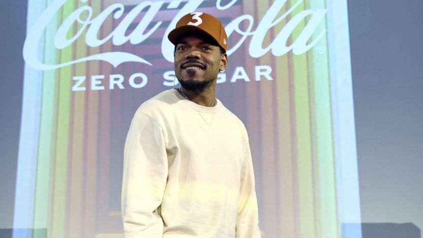 "The Voice" coach Chance the Rapper during a December 2023 performance in Miami Beach.