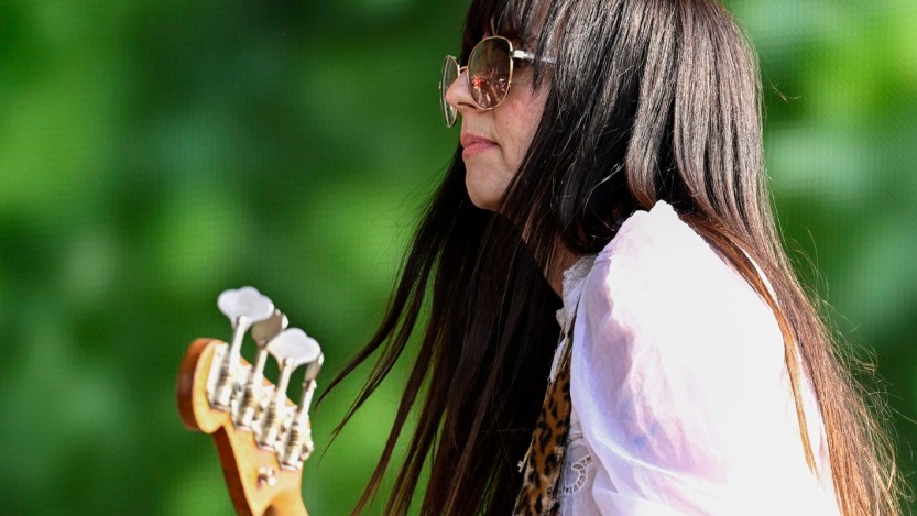 Paz Lenchantin from Pixies performing at Hyde Park in 2022 in London