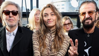 Beatles Paul McCartney and Ringo Starr Reunite at Stella McCartney Fashion Show in Paris