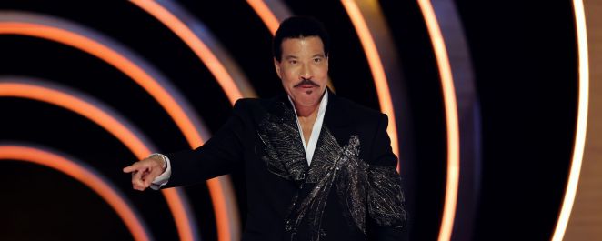 Lionel Richie onstage at the 66th GRAMMY Awards in February 2024.