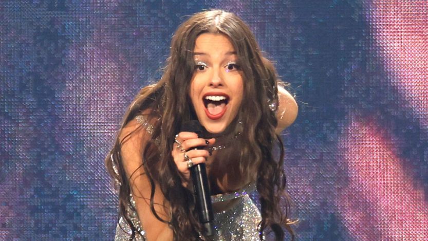 Olivia Rodrigo performs onstage in Nashville in March 2024.