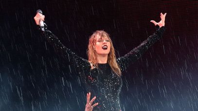 Taylor Swift during her 2018 Reputation stadium tour.