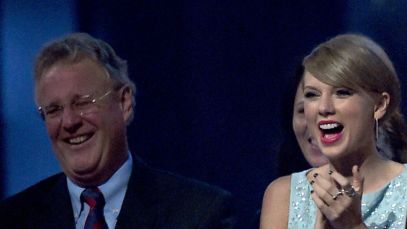 Scott Swift with his daughter Taylor Swift in April 2015.