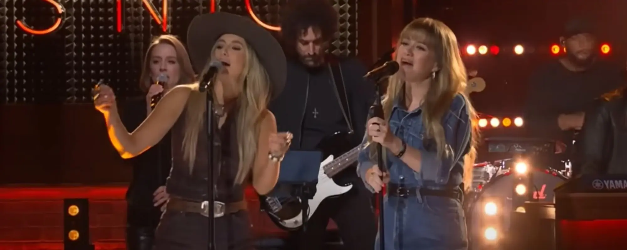 Watch Kelly Clarkson and Lainey Wilson Team Up for a Special Rendition of “Country’s Cool Again”