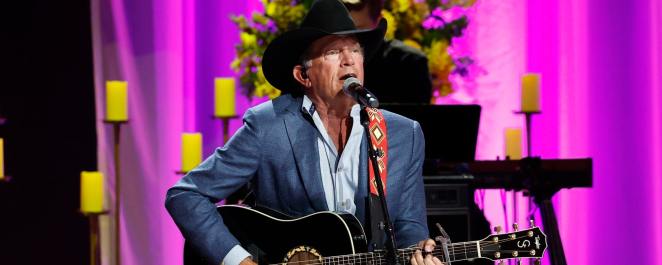 George Strait performs onstage during Coal Miner's Daughter: A Celebration of the Life & Music of Loretta Lynn at The Grand Ole Opry on October 30, 2022 in Nashville, Tennessee.