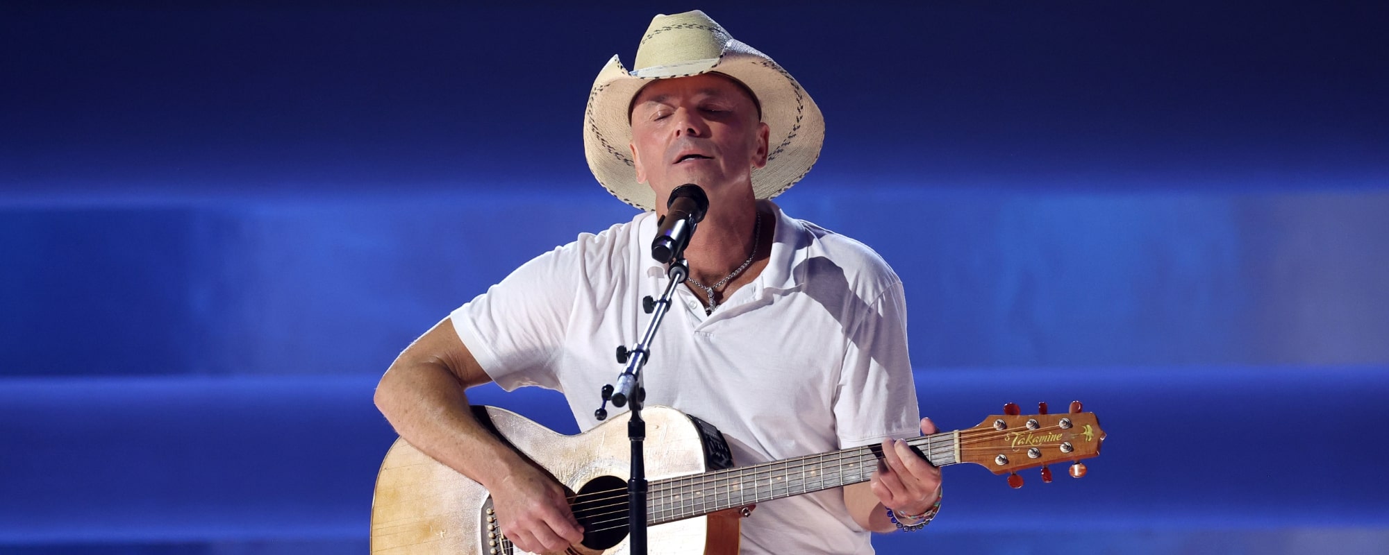 Kenny Chesney performs onstage during the 57th Annual CMA Awards at Bridgestone Arena on November 08, 2023 in Nashville, Tennessee.