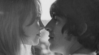 Pattie Boyd and George Harrison
