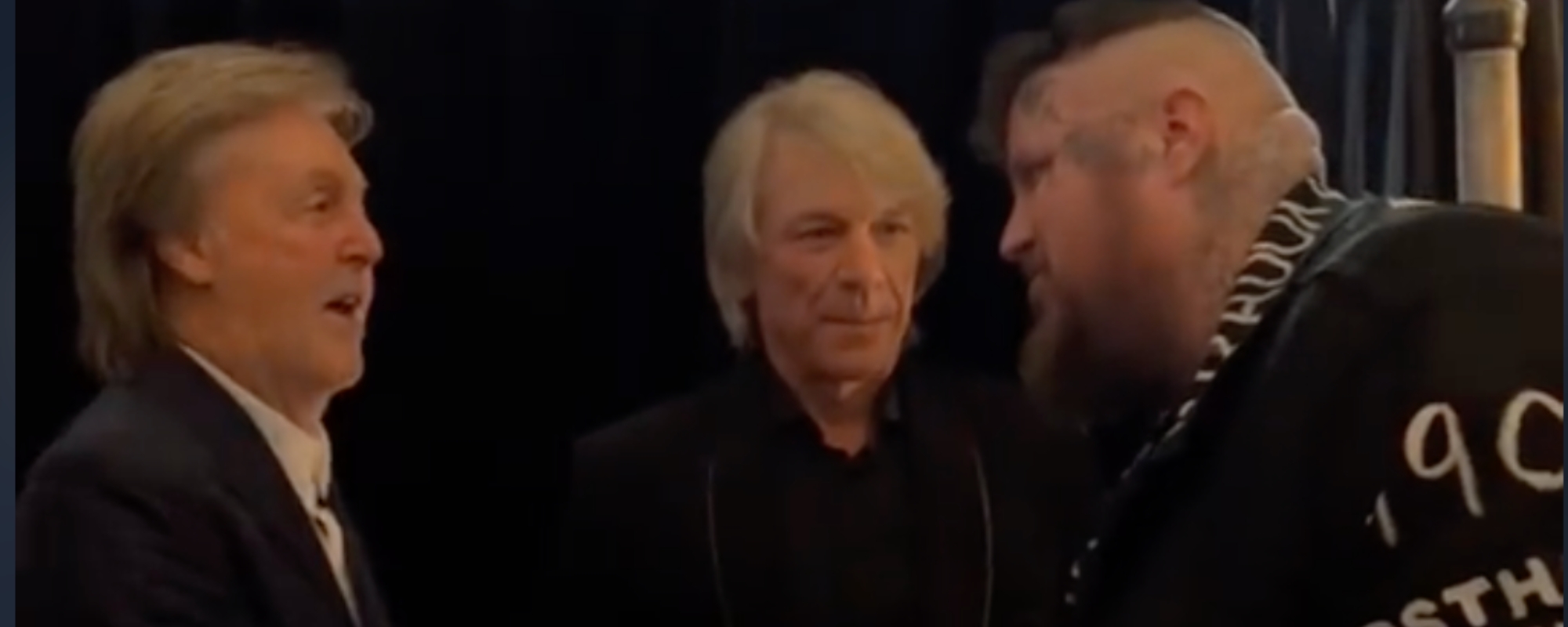 Jelly Roll Rubs Shoulders With Jon Bon Jove and Paul McCartney at the 2024 MusicCares Person of the Year Gala